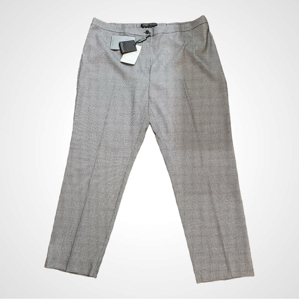 MARINA RINALDI MAX MARA HIGH WAIST SLIM TROUSERS SIZE 22